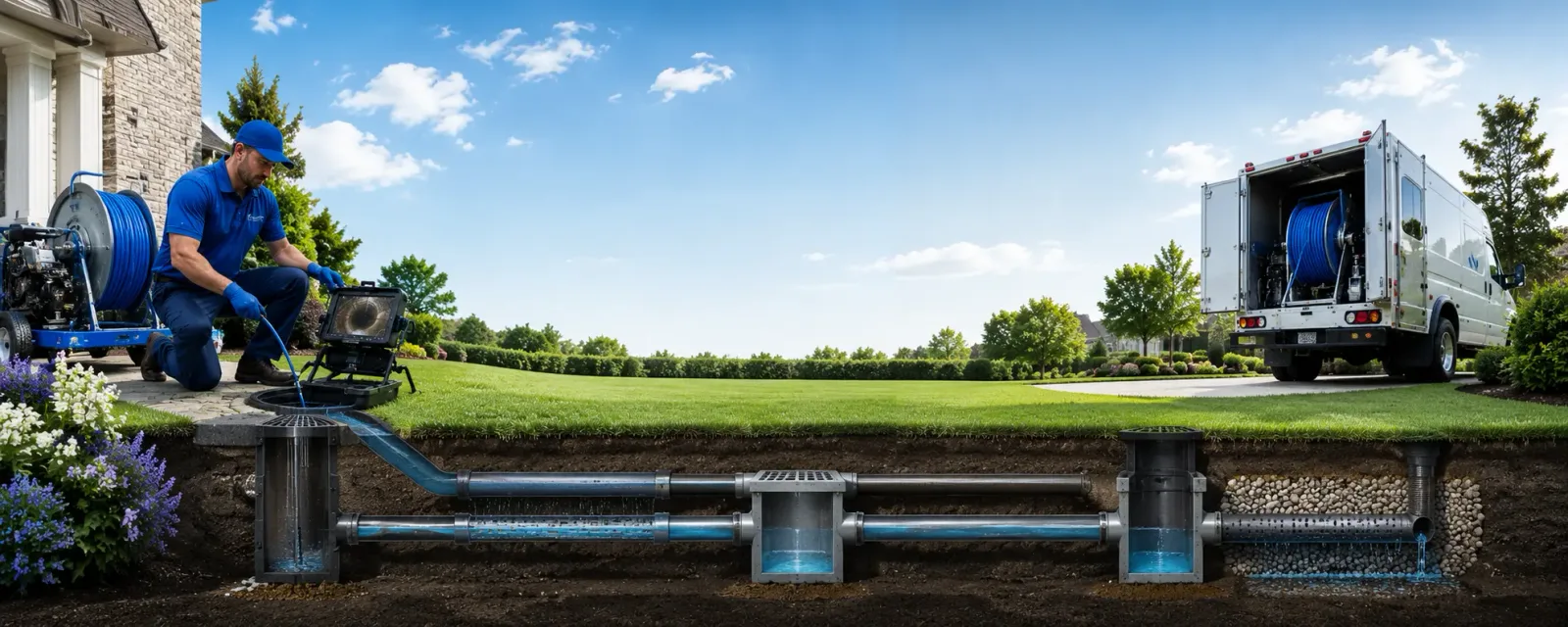 Outdoor drain cleaning information for Mooers, NY